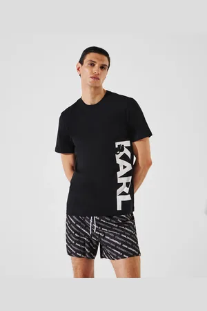 Karl Lagerfeld Strand-t-shirt Mit Karl-logo, Mann, , Größe: XXS