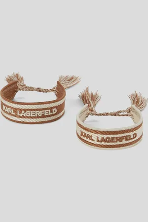 Karl Lagerfeld K/essential Geflochtenes Armband – 2er-set, Frau, , Größe: X00