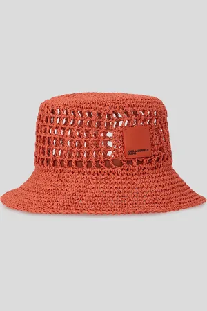 Karl Lagerfeld Bast-bucket-hat Mit Box-logo, Frau, , Größe: X00