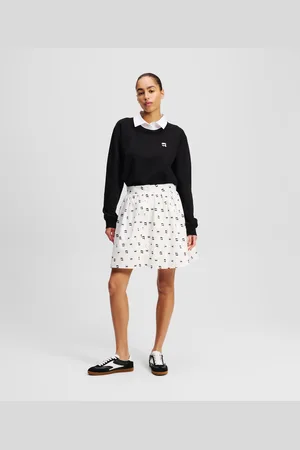 Karl Lagerfeld Ikon Rock Mit All-over-print, Frau, , Größe: X38