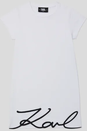 Karl Lagerfeld Karl Signature T-shirt-kleid Für Mädchen, unisex, , Größe: L2Y