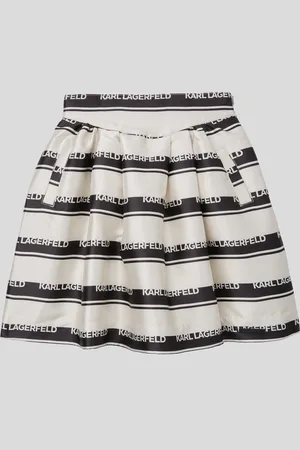 Karl Lagerfeld Rock Mit Gestreiftem Karl-logo Für Mädchen, unisex, , Größe: L4Y