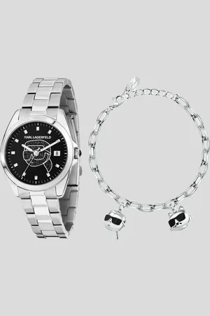 Karl Lagerfeld Ikon Uhren- Und Armband-geschenkset, Frau, , Größe: L00