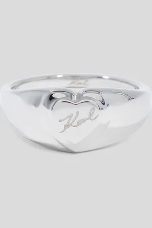 Karl Lagerfeld Karl Signature Herzring, Frau, , Größe: L16
