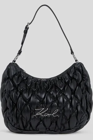 Karl Lagerfeld K/signature kuilt Hobo-tasche, Frau, , Größe: X00