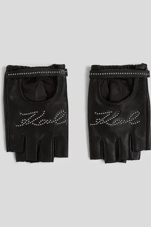 Karl Lagerfeld K/signature Fingerlose Handschuhe, Frau, , Größe: XM