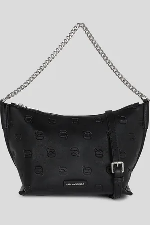 Karl Lagerfeld Ikon Monogram Schultertasche, Frau, , Größe: X00