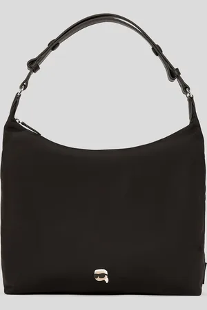 Karl Lagerfeld Ikon Hobo-tasche Aus Nylon, Frau, , Größe: X00