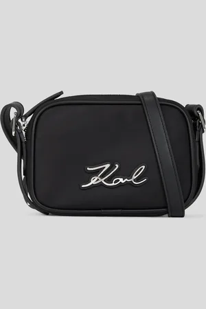 Karl Lagerfeld K/signature Umhängebeutel Aus Nylon, Frau, , Größe: X00