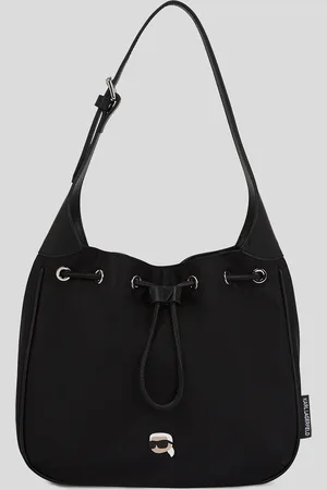 Karl Lagerfeld Ikon Schultertasche Mit Kordelzug, Frau, , Größe: X00