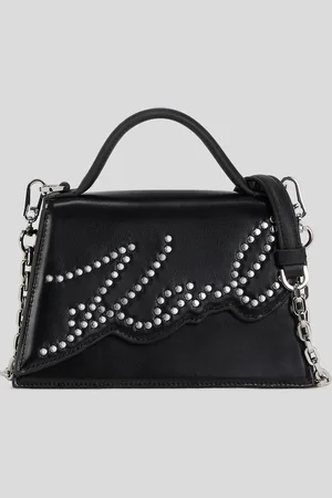 Karl Lagerfeld K/signature Kleine Umhängetasche Mit Nieten, Frau, , Größe: X00