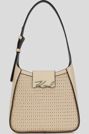 Karl Lagerfeld K/signature Gewebte Hobo-tasche, Frau, , Größe: X00