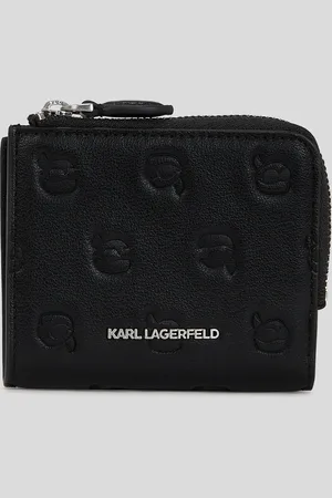 Karl Lagerfeld Ikon Monogram Kleines Portemonnaie, Frau, , Größe: X00