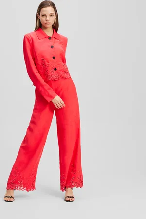 Karl Lagerfeld Culotte Mit Cut-out-stickerei, Frau, , Größe: X40
