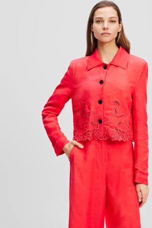 Karl Lagerfeld Jacke Mit Cut-out-stickerei, Frau, , Größe: X38