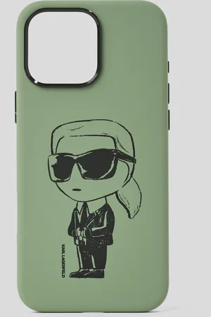 Karl Lagerfeld Ikon Schutzhülle Für Iphone 16 pro max Mit Graffiti, Mann, , Größe: L00