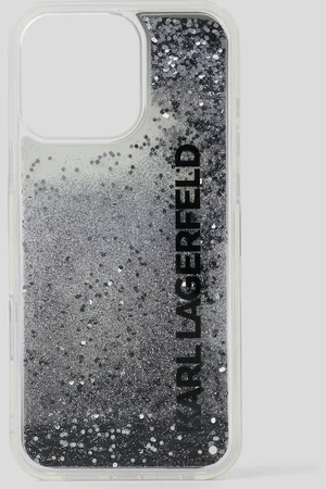 Karl Lagerfeld Glitzernde Schutzhülle Für Iphone 16 pro max Mit Karl-logo, Frau, , Größe: L00