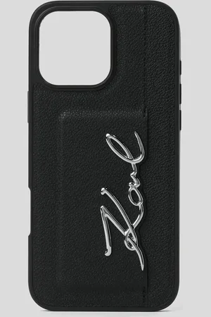 Karl Lagerfeld Karl Signature Schutzhülle Für Iphone 16 pro max, Frau, , Größe: L00