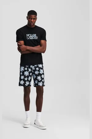 Karl Lagerfeld Shorts Mit Allover-blumenprint, Mann, , Größe: LS
