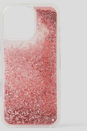 Karl Lagerfeld Glitzernde Schutzhülle Für Iphone 16 pro max Mit Karl-logo, Frau, , Größe: L00
