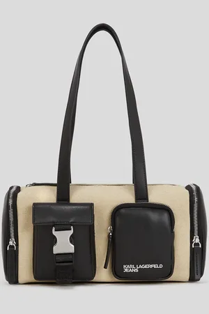 Karl Lagerfeld Schultertasche Aus Canvas Im Utility-stil, Frau, , Größe: X00