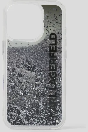 Karl Lagerfeld Glitzernde Schutzhülle Für Iphone 16 pro Mit Karl-logo, Frau, , Größe: L00