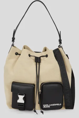 Karl Lagerfeld Beuteltasche Aus Canvas Im Utility-stil, Frau, , Größe: X00