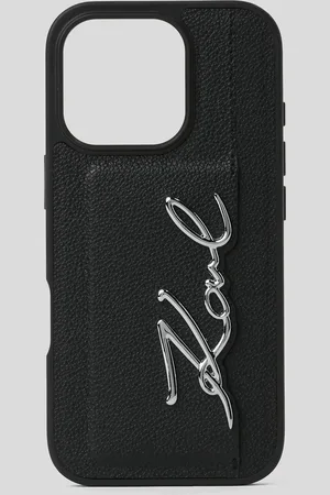 Karl Lagerfeld Karl Signature Schutzhülle Für Iphone 16 pro, Frau, , Größe: L00