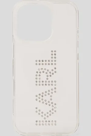 Karl Lagerfeld Schutzhülle Für Iphone 16 pro Mit Karl-logo Aus Strass, Frau, , Größe: L00