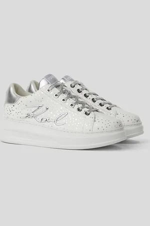 Karl Lagerfeld Karl Signature Exklusiver Glitzer-sneaker, Frau, , Größe: L35