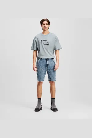 Karl Lagerfeld Carpenter-denim-shorts, Mann, , Größe: L30