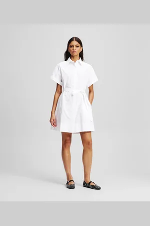 Karl Lagerfeld Hemdkleid Mit Stickerei, Frau, , Größe: X38