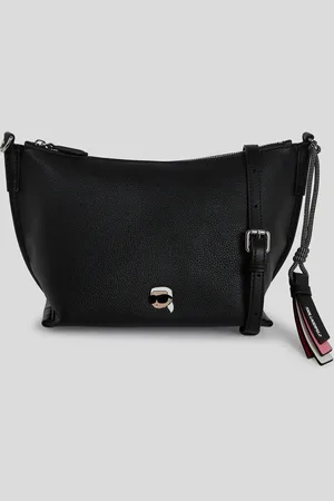 Karl Lagerfeld Ikon Genarbte Schultertasche, Frau, , Größe: X00