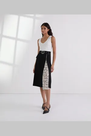 Karl Lagerfeld Rock Mit Faltendetail, Frau, , Größe: X38