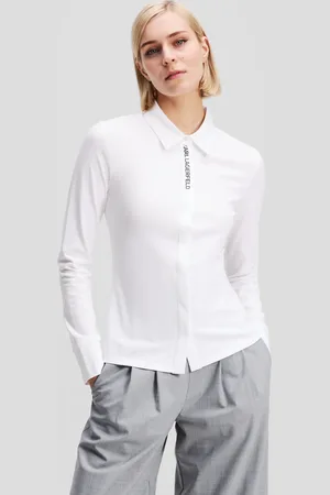 Karl Lagerfeld Hemd Mit Karl-logo, Frau, , Größe: XXS