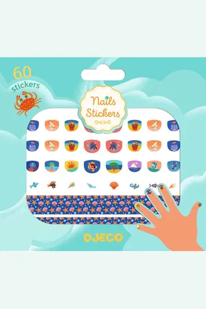Djeco Nägel Stickers - 120 st. - Mittelmeer - - One Size - Sticker