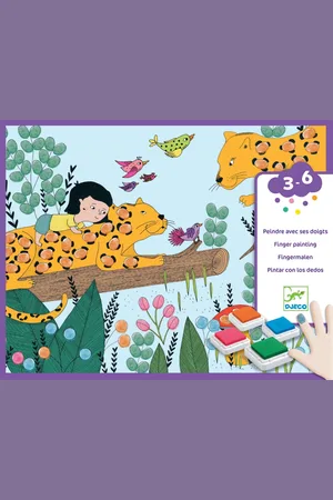 Djeco Farbe - Set - Jungle - - One Size - Farbe