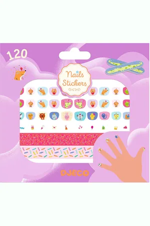 Djeco Nägel Stickers - 120 st. - Happy Geburtstag! - - One Size - Sticker