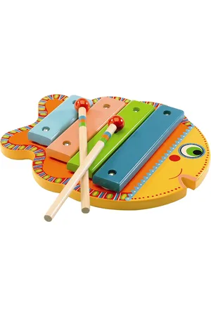Djeco Xylophon - Holz - Fisch - - One Size - Musikinstrumente