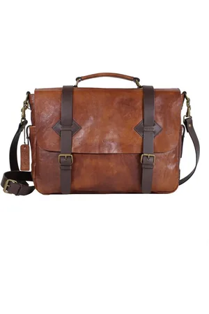 Chiarugi Aktentasche Laptoptasche Marrone