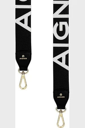Aigner Logo Schulterriemen 100 cm Black