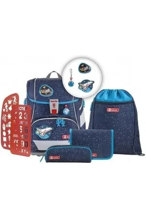 STEP BY STEP 2in1 Plus Schulrucksack-Set 6tlg. sky rocket