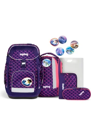 Ergobag Maxi Schulrucksack Set 6tlg. PerlentauchBär