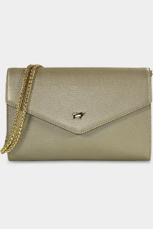 Braun büffel Alessia Clutch Heu