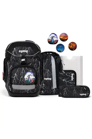 Ergobag Pack Schulrucksack Set 6tlg. Super ReflektBär