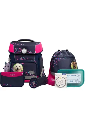 SCHOOL-MOOD Champion Maxx Pro Schulranzen-Set 7-tlg. Leni Hund