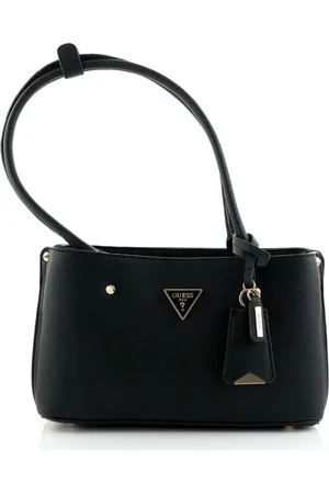 Guess Meridian Nieten Schultertasche Black