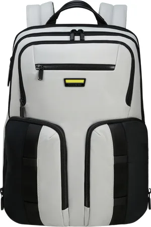 Samsonite Urban-Eye Laptoprucksack 14.1 Zoll 2 Pockets Light Grey/Lime