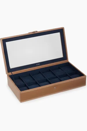 Le Tanneur Schatulle aus Leder für 12 Uhren