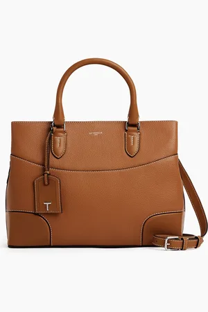 Le Tanneur Große Handtasche Romy aus genarbtem Glattleder
